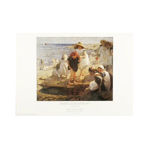 The Beach by Laura Knight Print