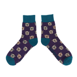 Westie Men's Socks, Purple