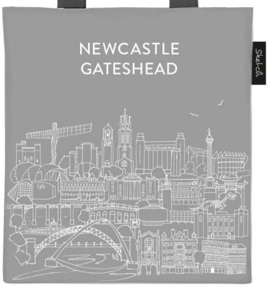 Bag: Shopper, Newcastle Gateshead, Grey