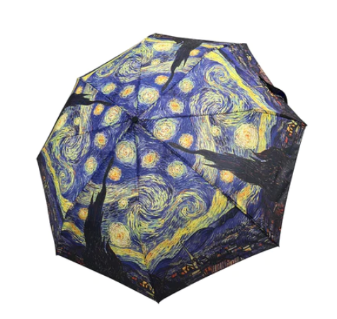 Umbrella: Short, Starry Night, Van Gogh