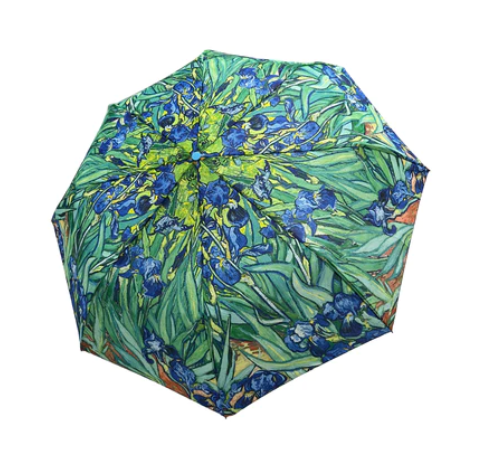 Umbrella: Short, Irises, Van Gogh