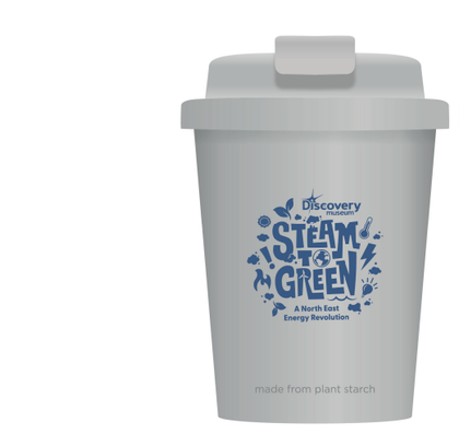 Steam to Green, Recycled Cup, Cream