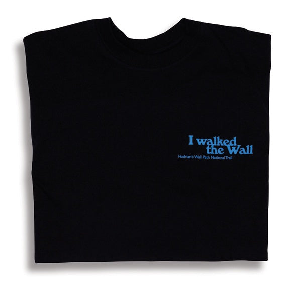 I Walked the Wall Left Chest Inscription Unisex T-shirt