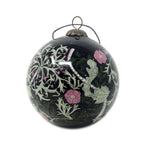 Bauble: Morris and Co, Seaweed, Pink