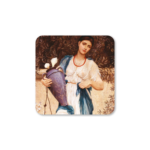 Woman with Lilies coaster