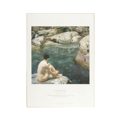 Bathing Pool by Harold Knight Print
