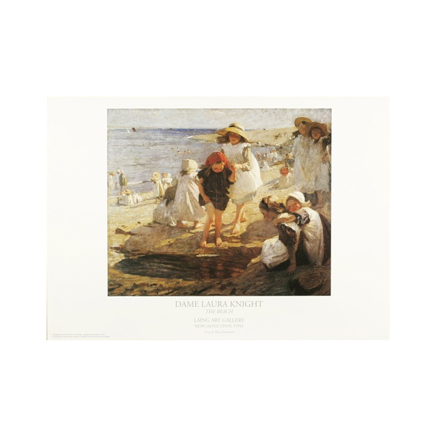 The Beach by Laura Knight Print