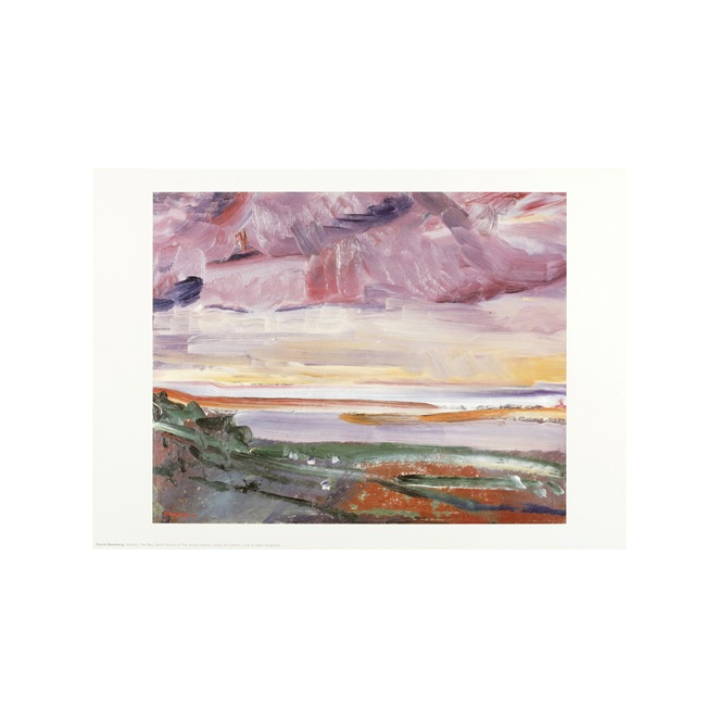 Sunset The Bay, North Devon by David Bomberg Print