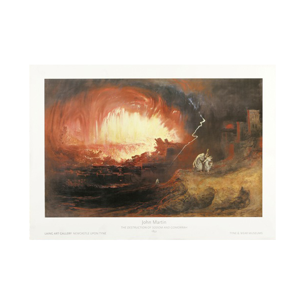 Destruction of Sodom and Gomorrah by John Martin Print