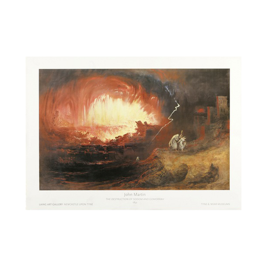 Destruction of Sodom and Gomorrah by John Martin Print