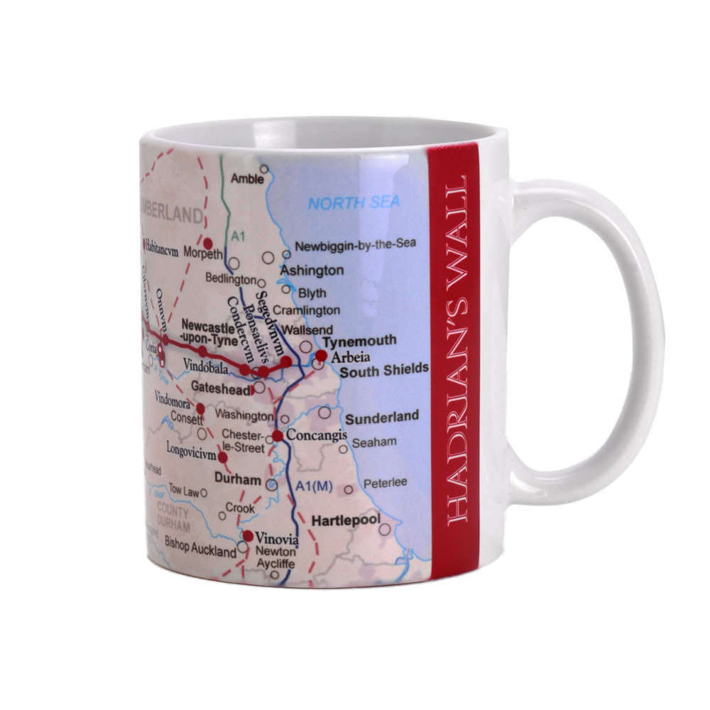 Hadrian's Wall Map Mug