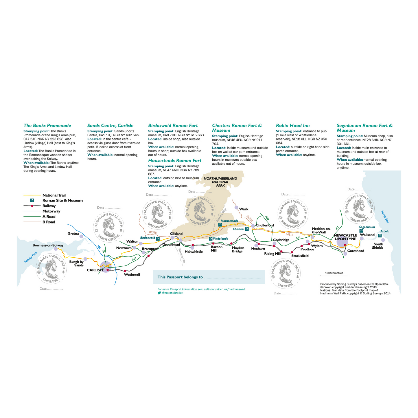 Hadrian's Wall Path National Trail Passport