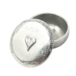 Heart Small Pewter Box