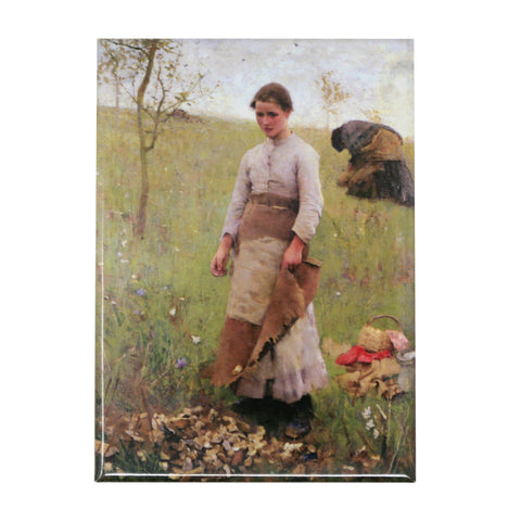 The Stone Pickers by George Clausen Magnet