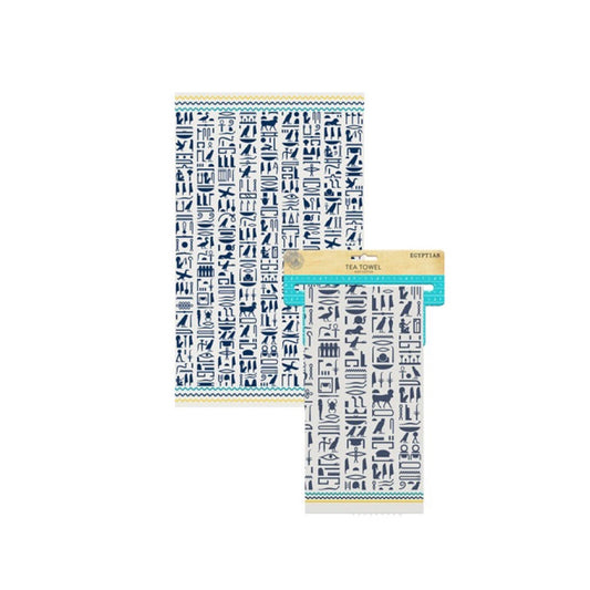 Egyptian Hieroglyphs Tea Towel