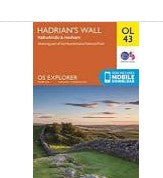 Map: Explorer, OL43, Hadrian's Wall 2019