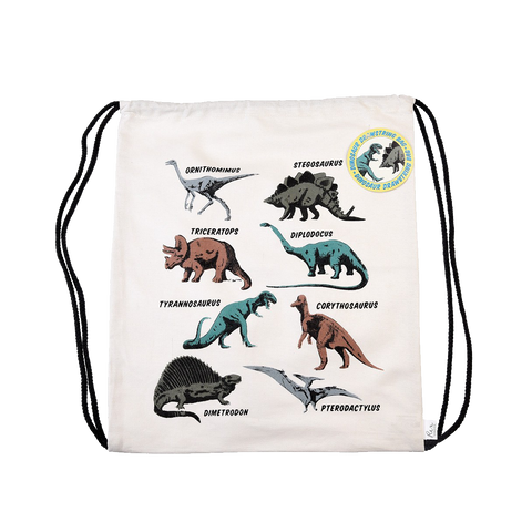 Dinosaur Drawstring Bag